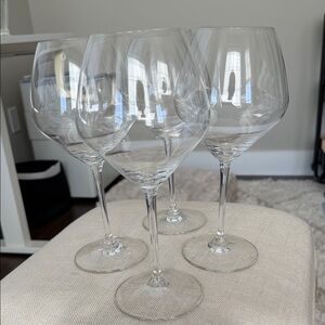 Riedel set of 4 Large Wine Glasses
